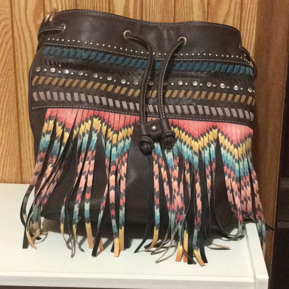 Montana West fringe purse